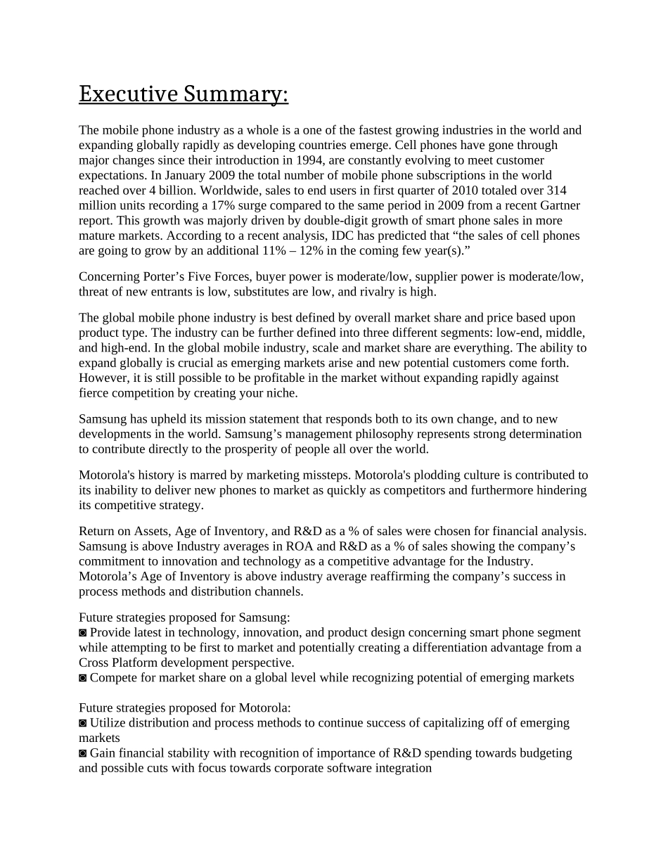 GlobalMobilePhoneIndustryAnalysis_第3页