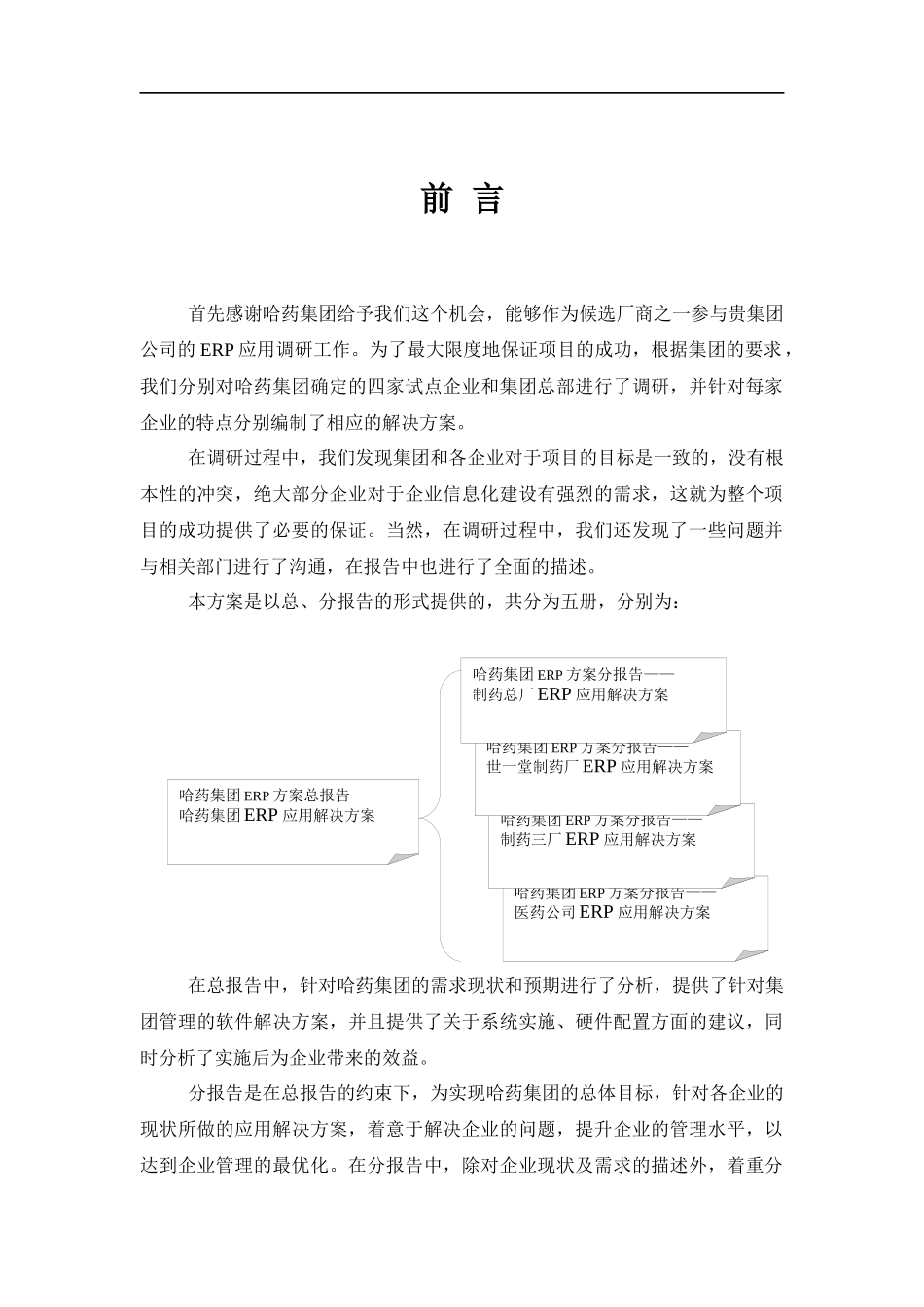 哈药集团ERP方案分报告83页_第2页