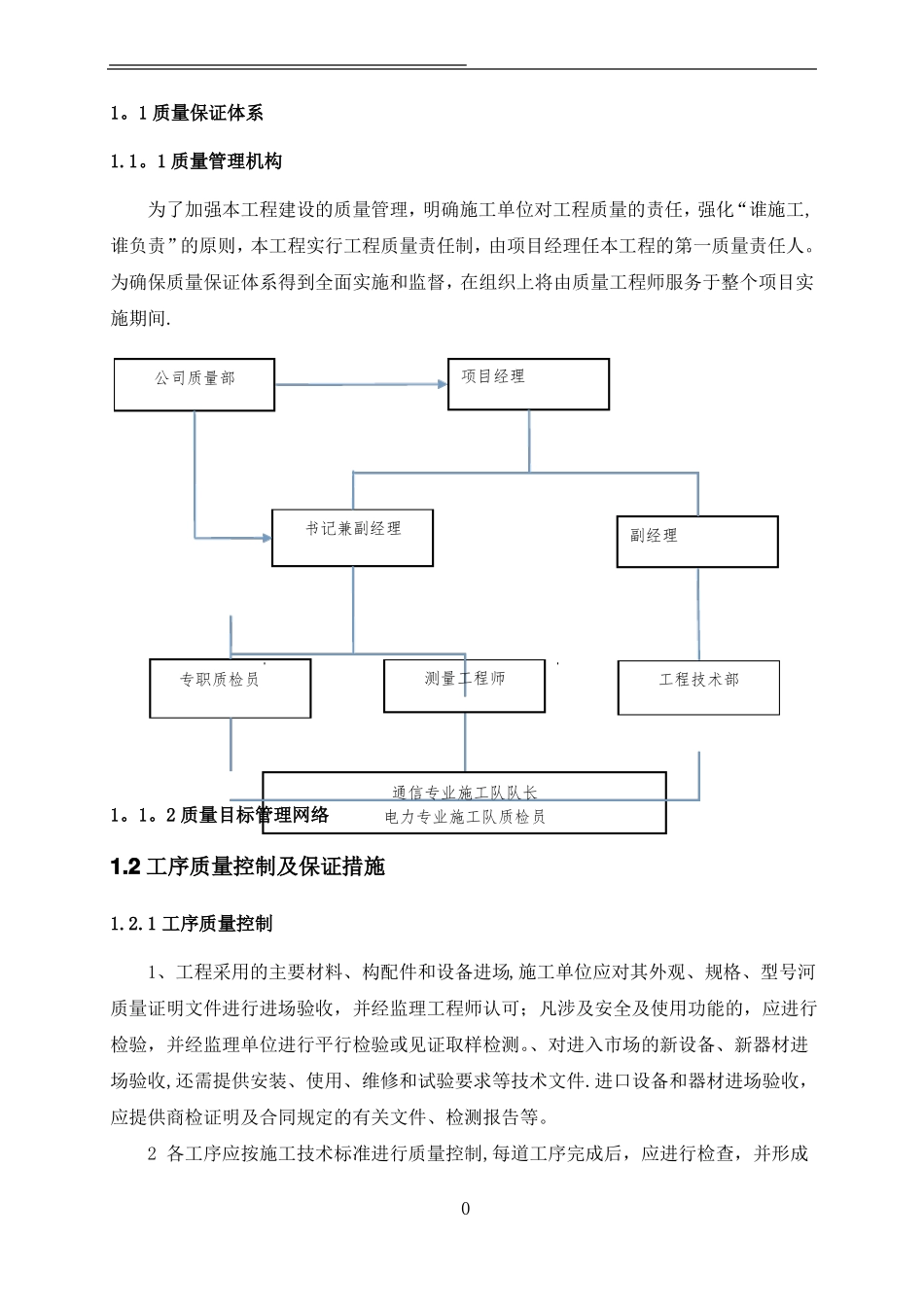 质量管理体系及保证措施_第1页