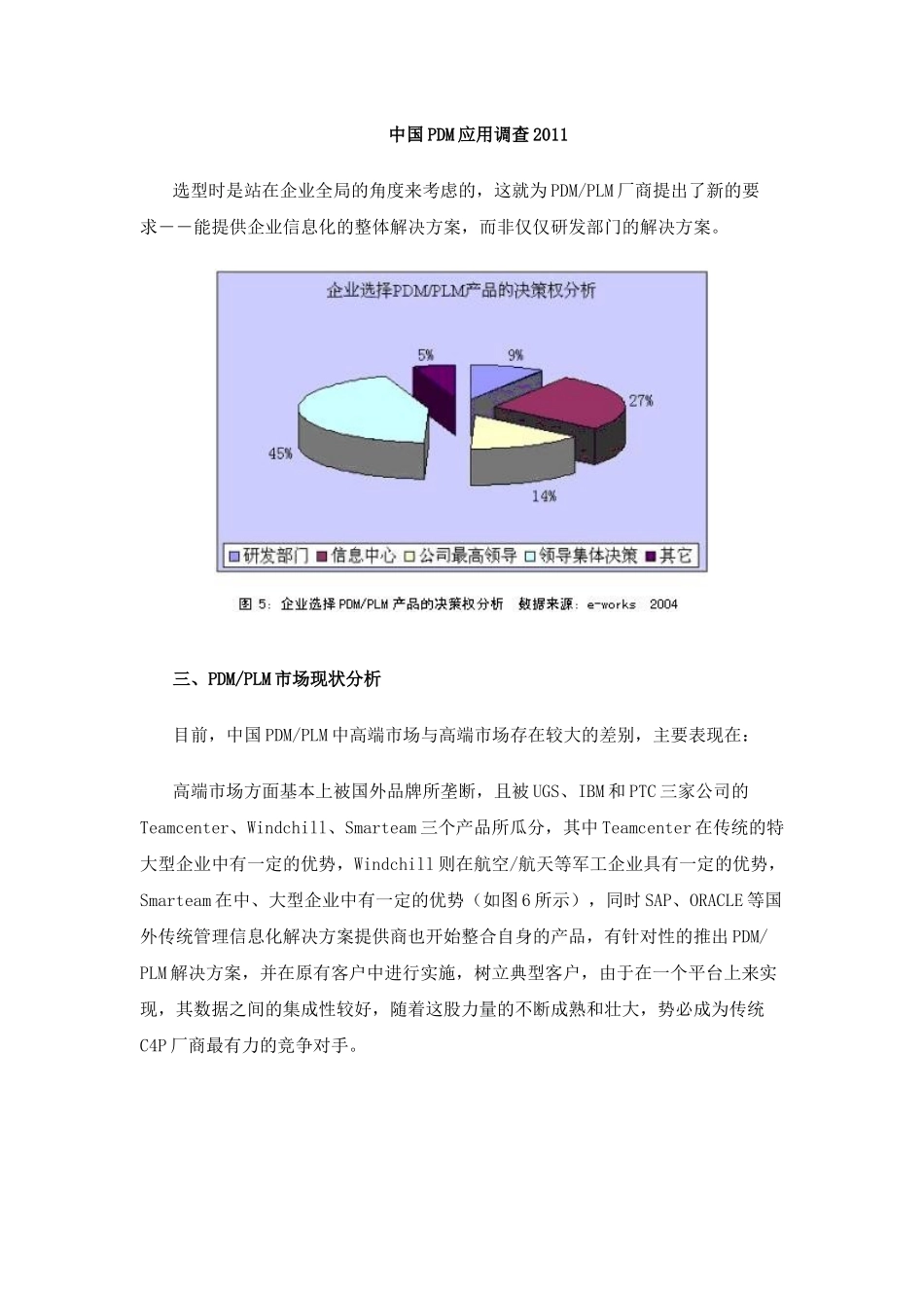 中国PDM应用调查2011_第1页