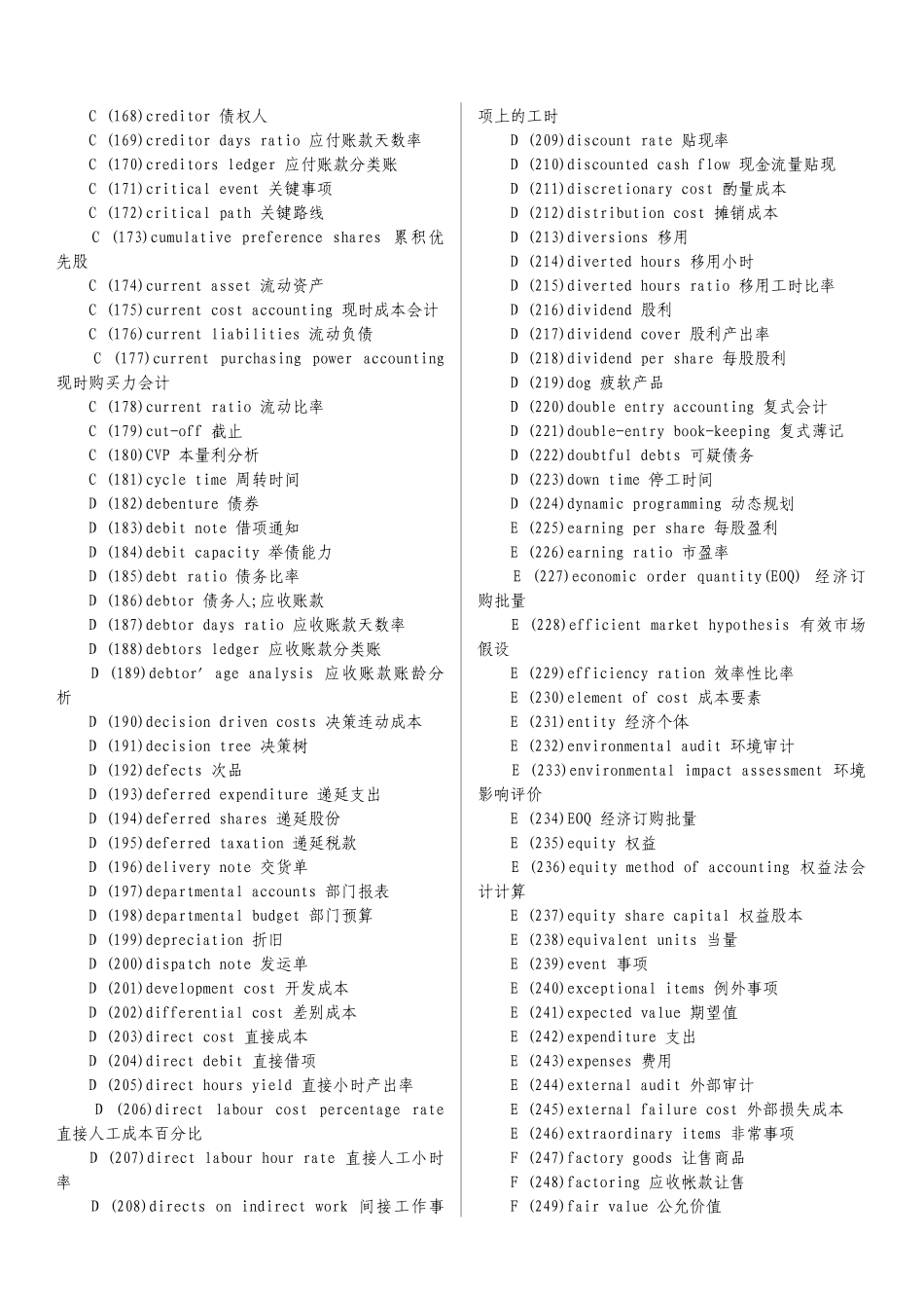 西方会计英语_第3页