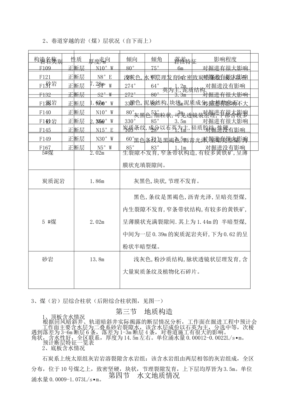 西区行人暗斜井作业规程排版以后内容_第2页