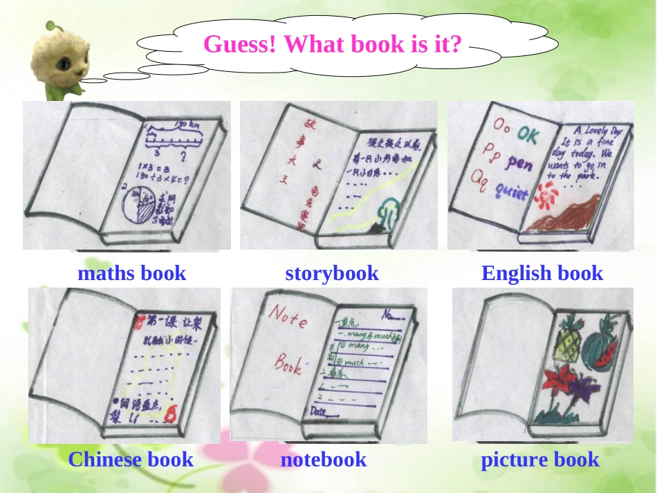 新版pep四上英语Unit2复习课件_第2页