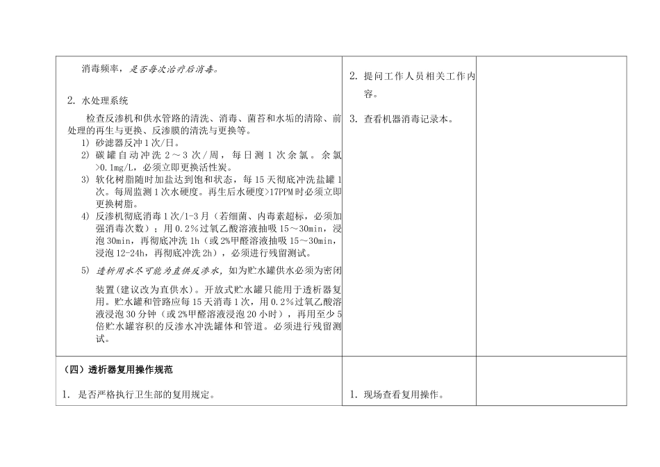 血液透析质量检查方案_第3页