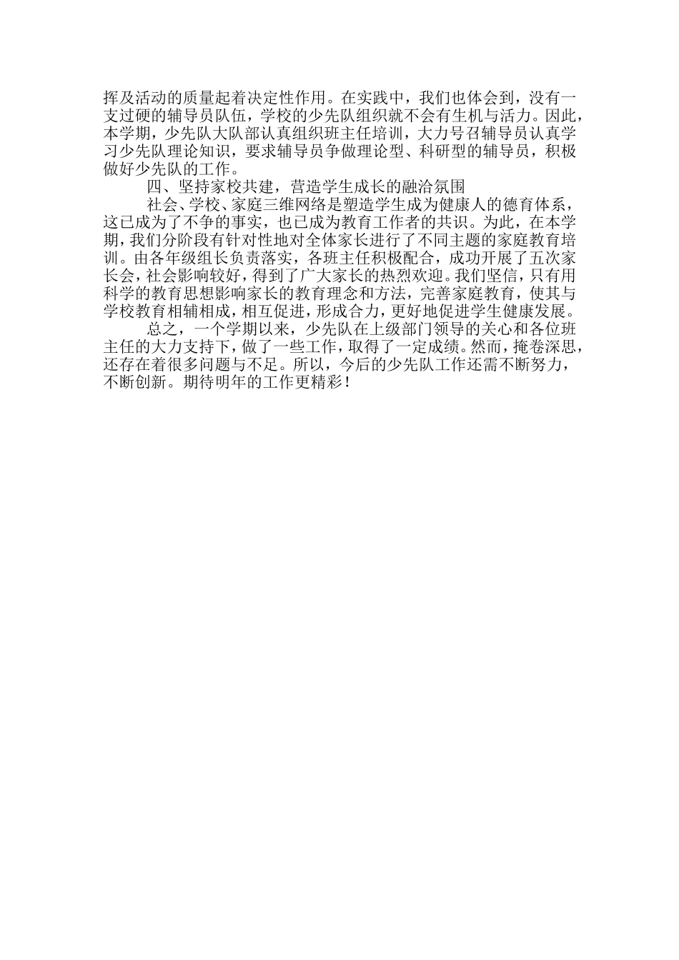 少先队工作总结_第2页