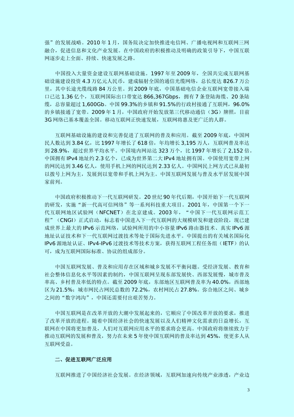 XXXX中国互联网状况_第3页
