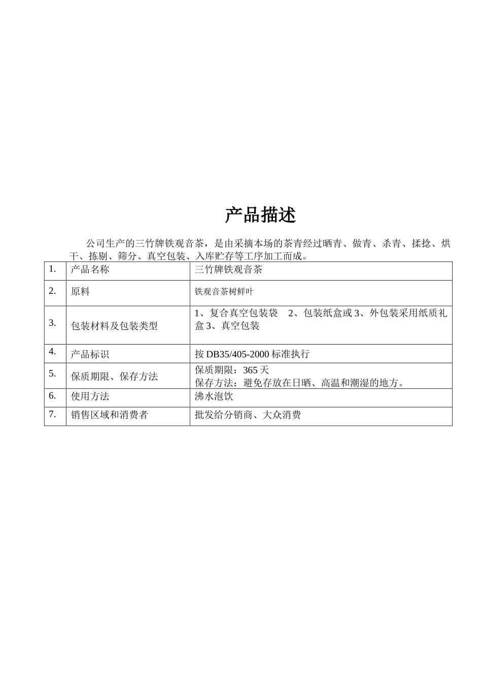茶叶HACCP计划书_第3页