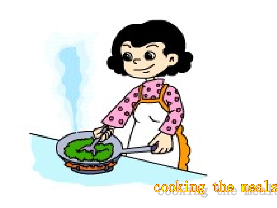 PEP小学英语五年级下册第四单元第四课时What_is_she_he_doing_第3页