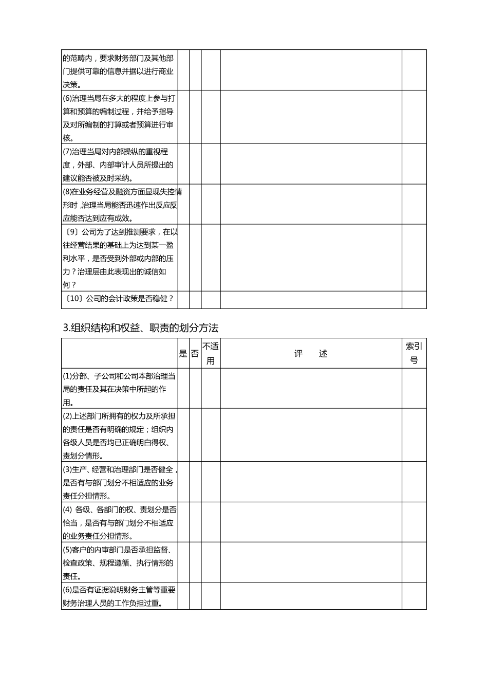 内部控制测试表_第3页