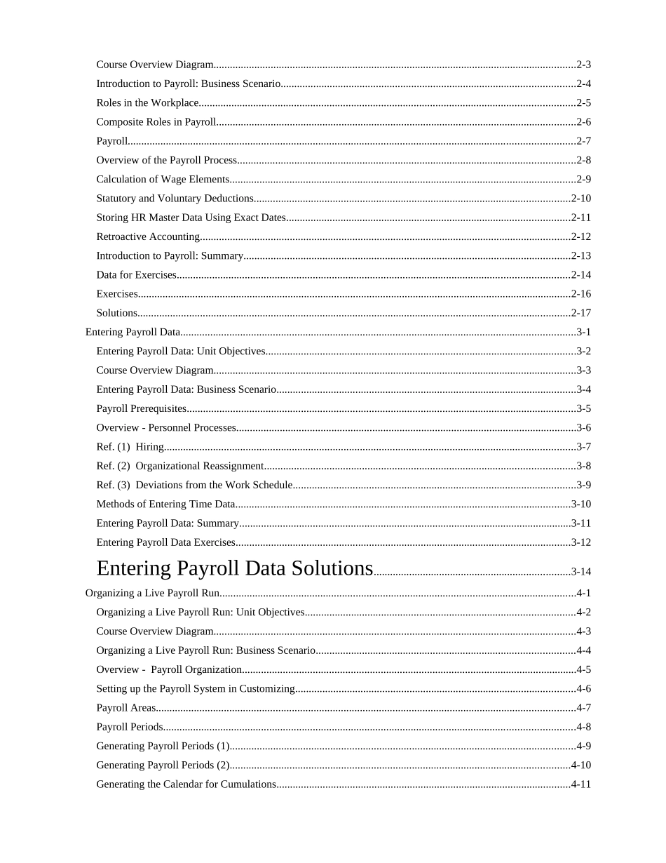 SAPHRHR390-IntroductionToPayroll_第2页