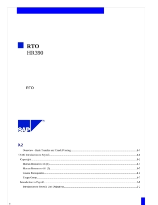 SAPHRHR390-IntroductionToPayroll