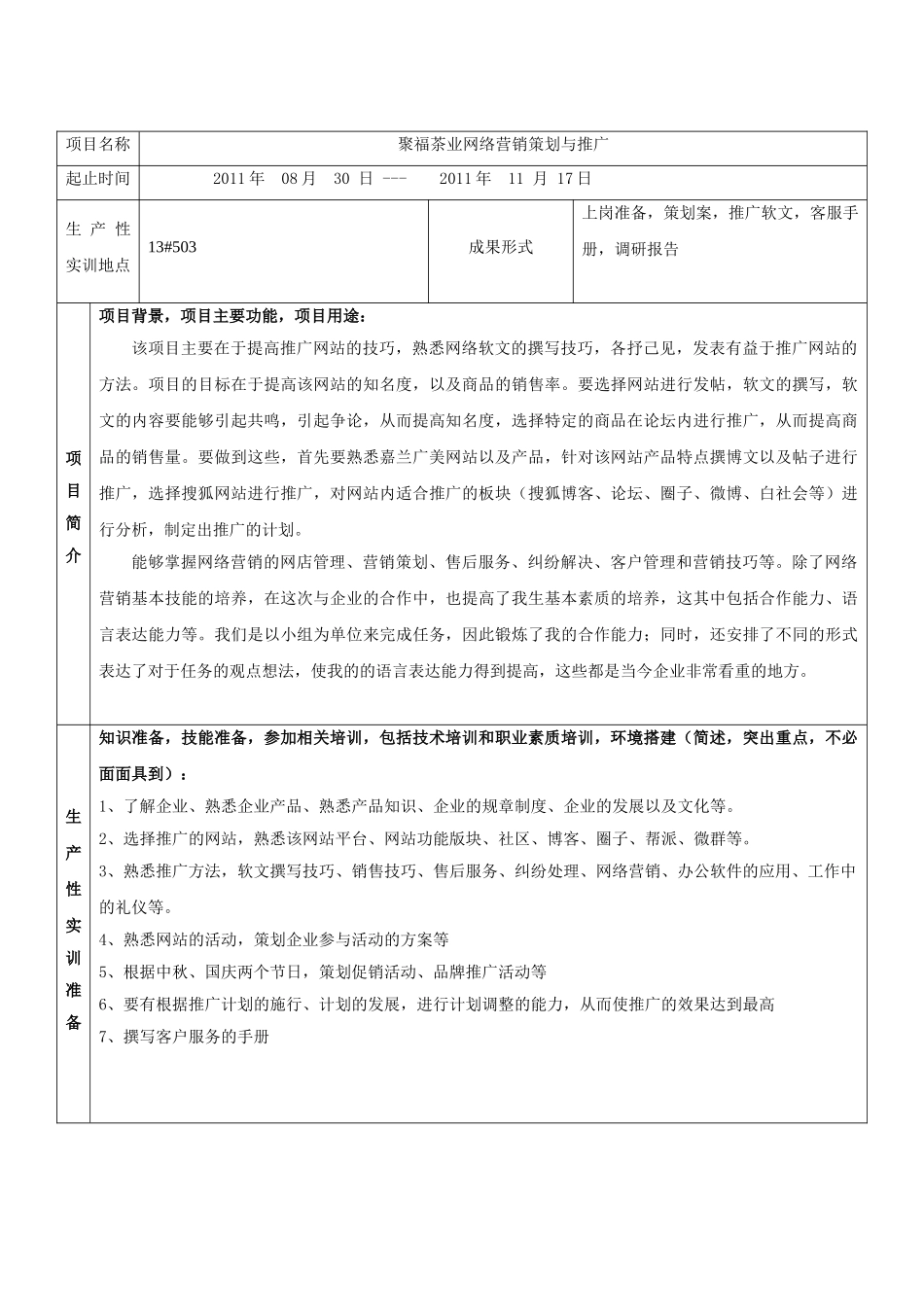 网店运营生产性实训报告 8000字  网店运营  网络推广  策划案_第2页