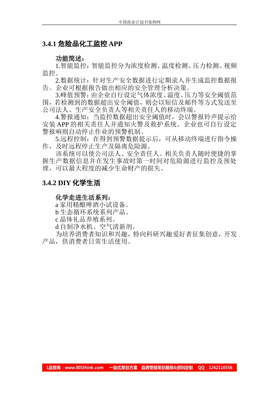 电商平台项目策划书跨境电商商业计划书(DOC5页)_第3页