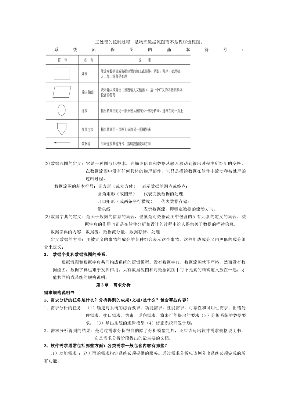 安徽大学软件工程导论期末复习考点试卷汇总_第3页
