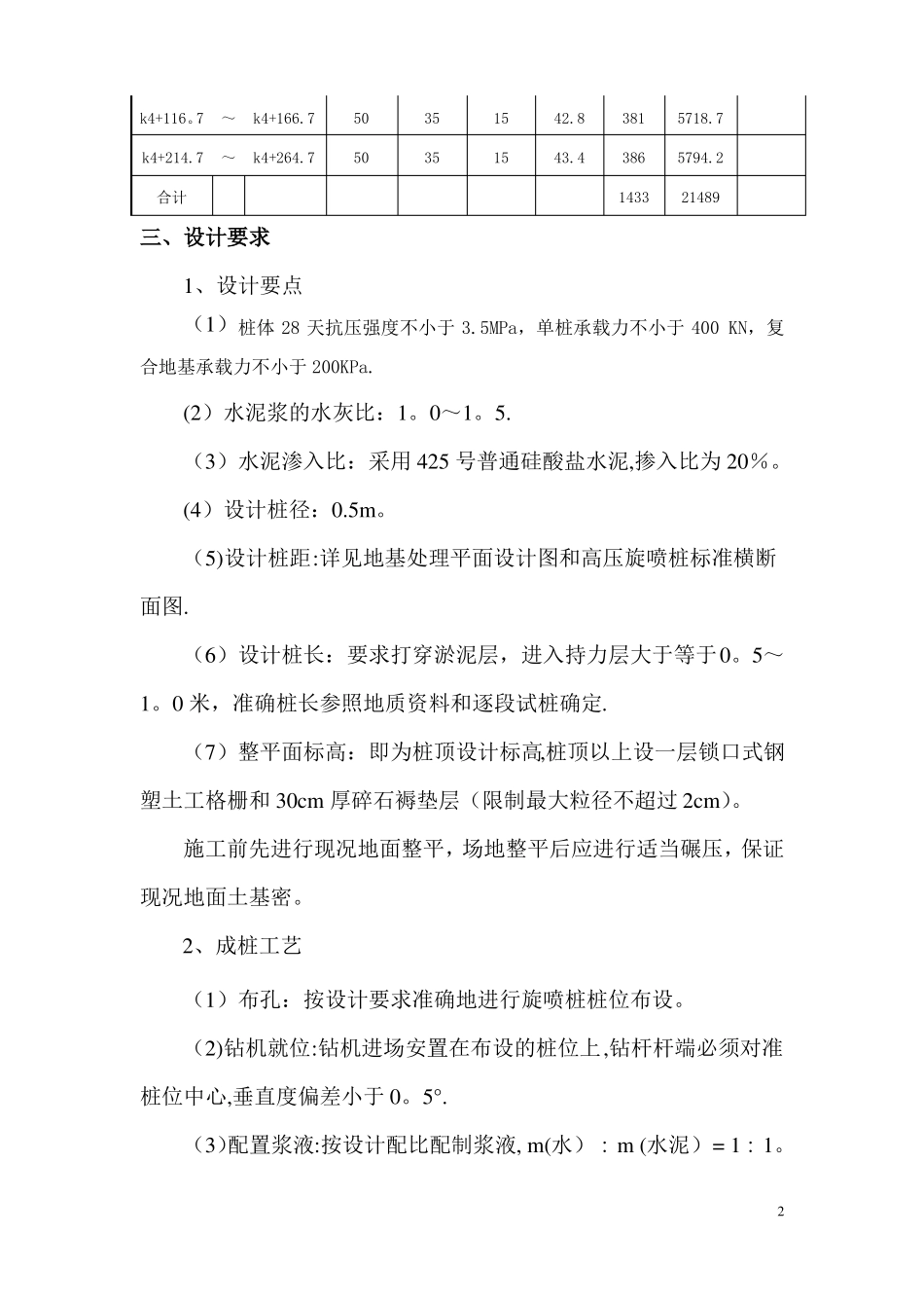 高压旋喷桩施工方案26243_第3页