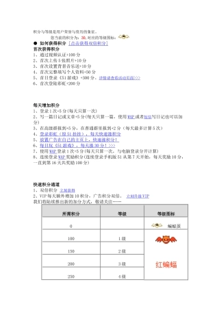收集网站的等级制度