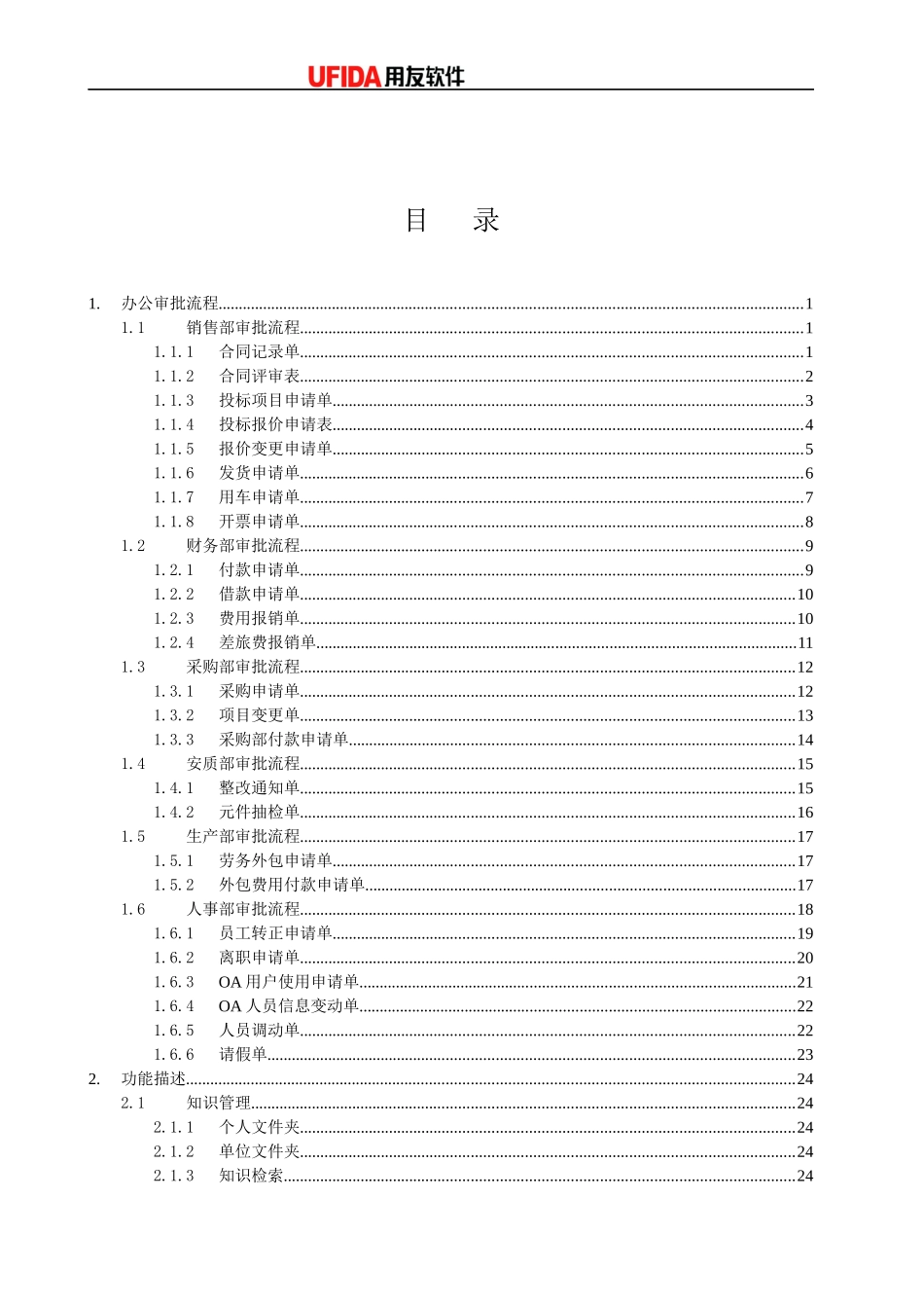 XX公司OA需求调研报告_第3页