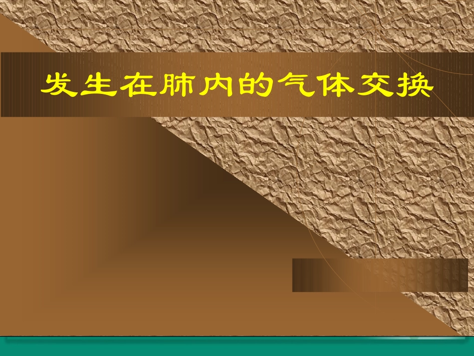 发生在肺内的气体交换_第1页