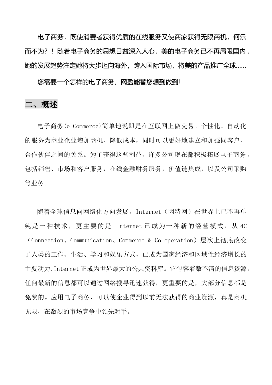 美的海外市场部网站组建及电子商务方案书_第3页
