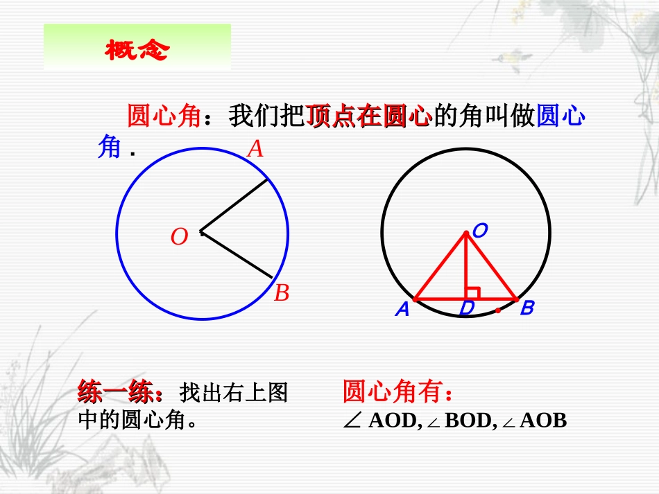 弧、弦与圆心角关系定理_第3页