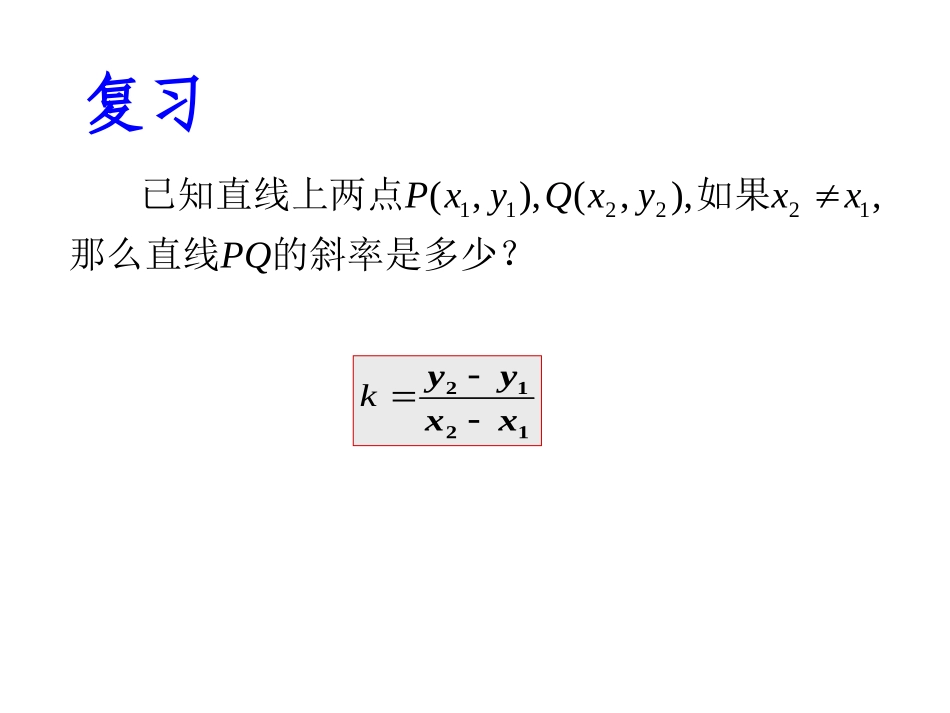 《直线的点斜式方程》课件20131210_第2页