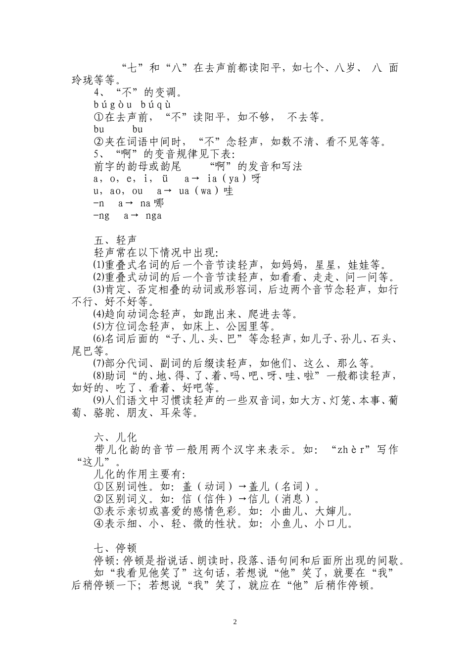 小升初语文知识复习之拼音部分 (2)_第2页