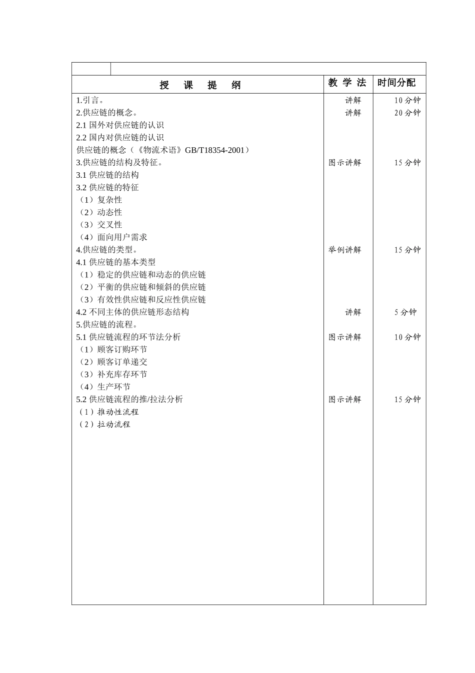 《供应链管理概论》教案_第3页