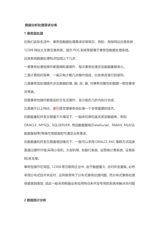 大数据处理技术的总结与分析(DOC50页)