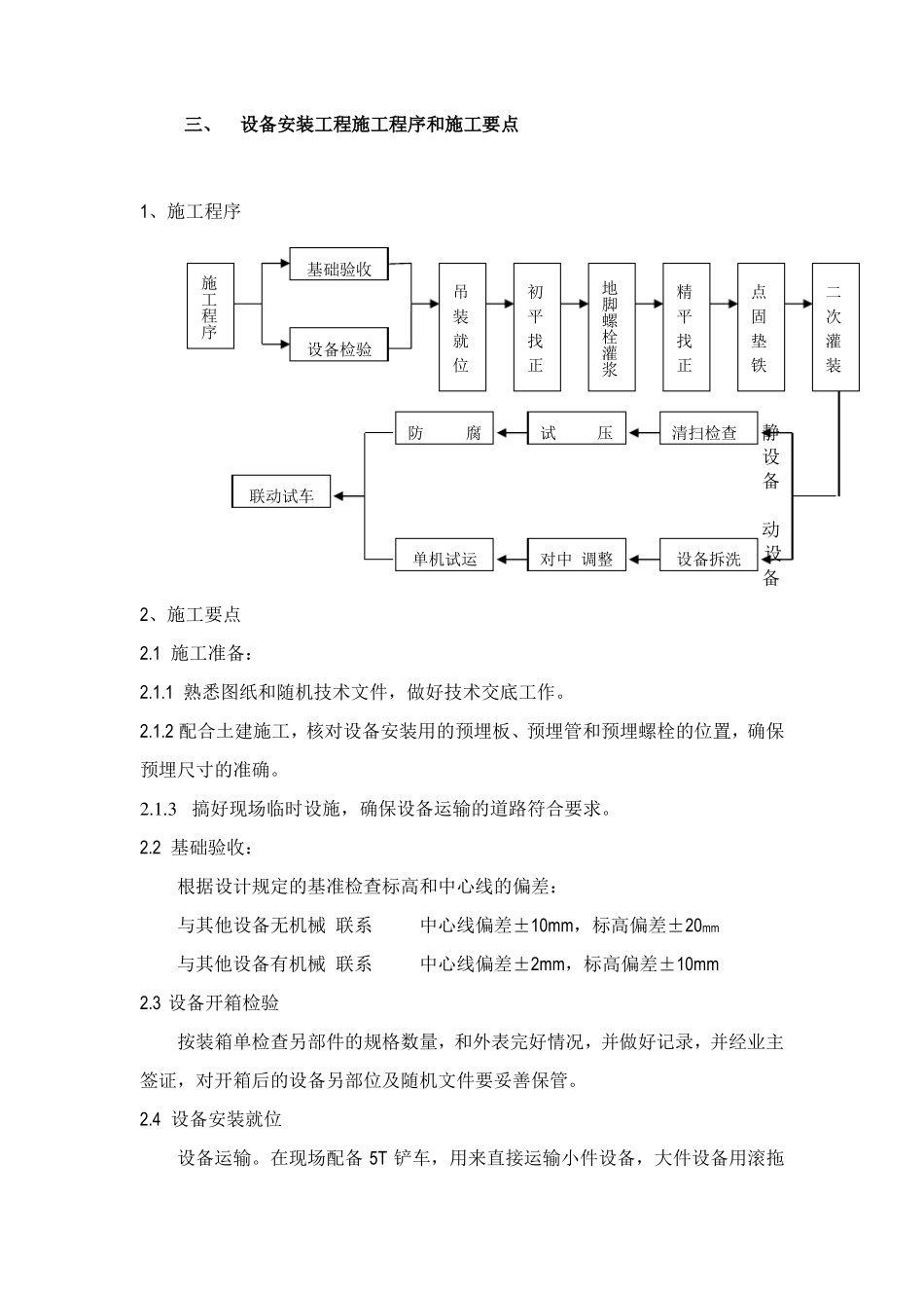 污水厂设备安装方案_第2页