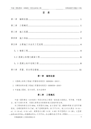 结构加固专项施工方案自编