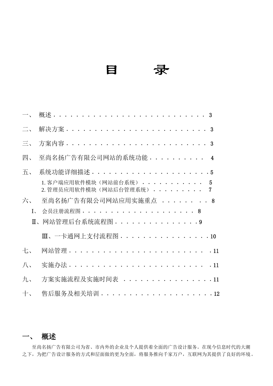 XX广告网站方案_第2页