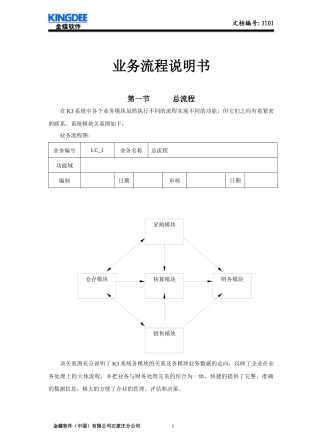 3101业务流程说明书