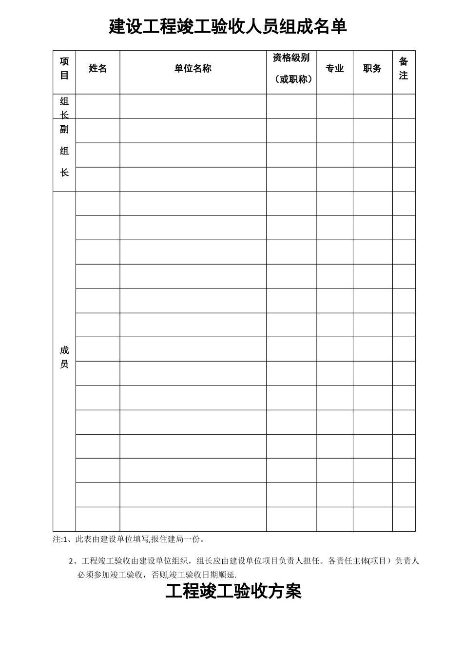 老旧住宅小区改造竣工验收记录_第1页