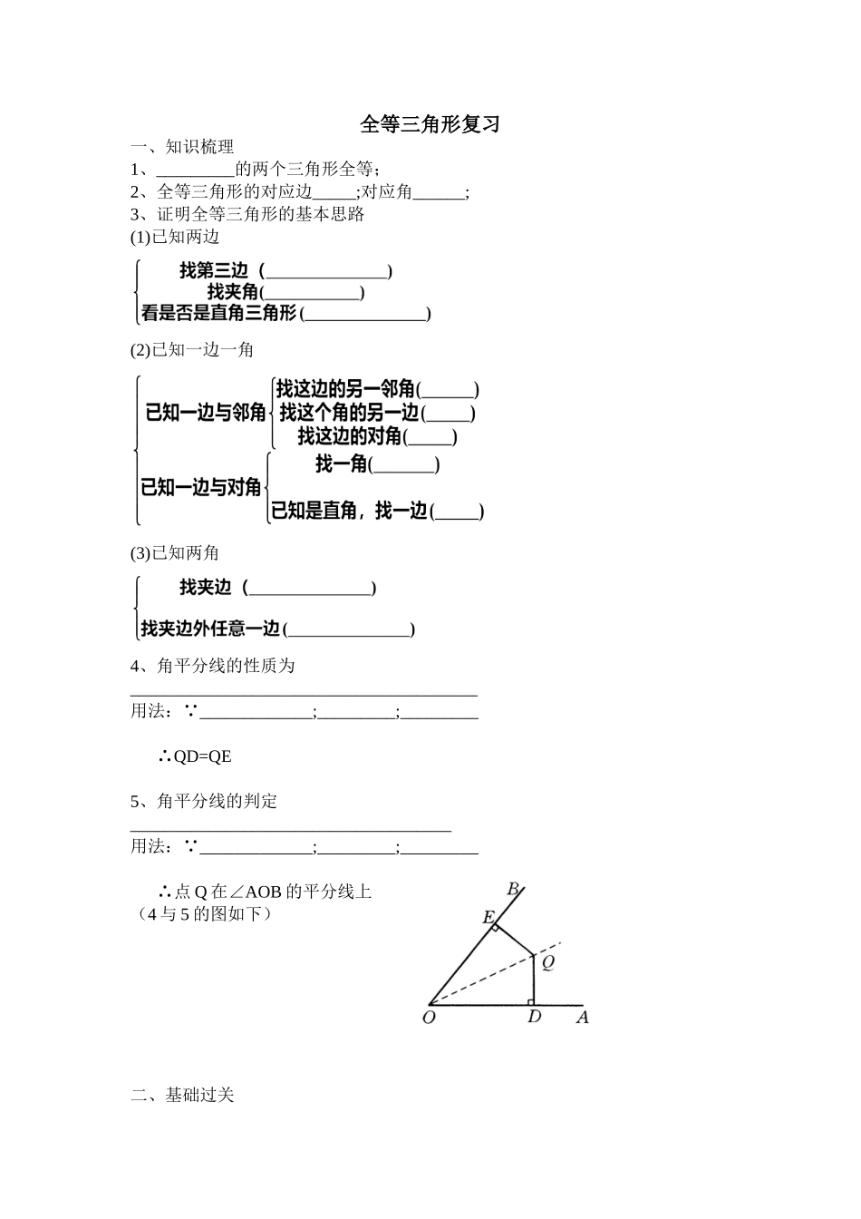 全等三角形复习_第1页