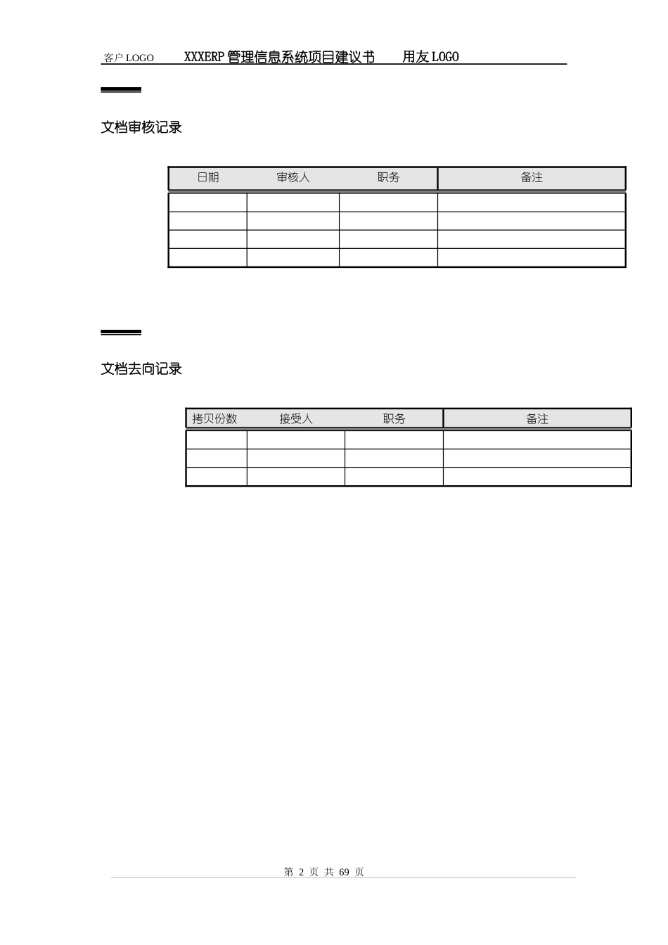 ERP管理信息系统项目建议书_第2页
