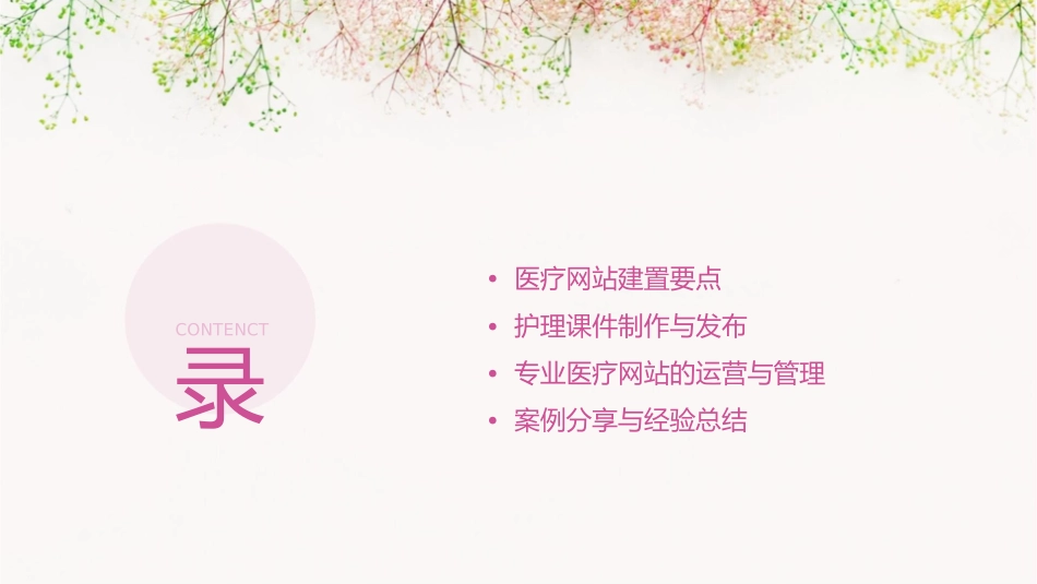 建置专业医疗网站归纳护理课件_第2页