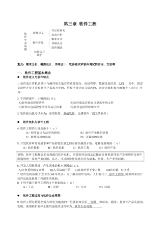 公共基础之 软件工程