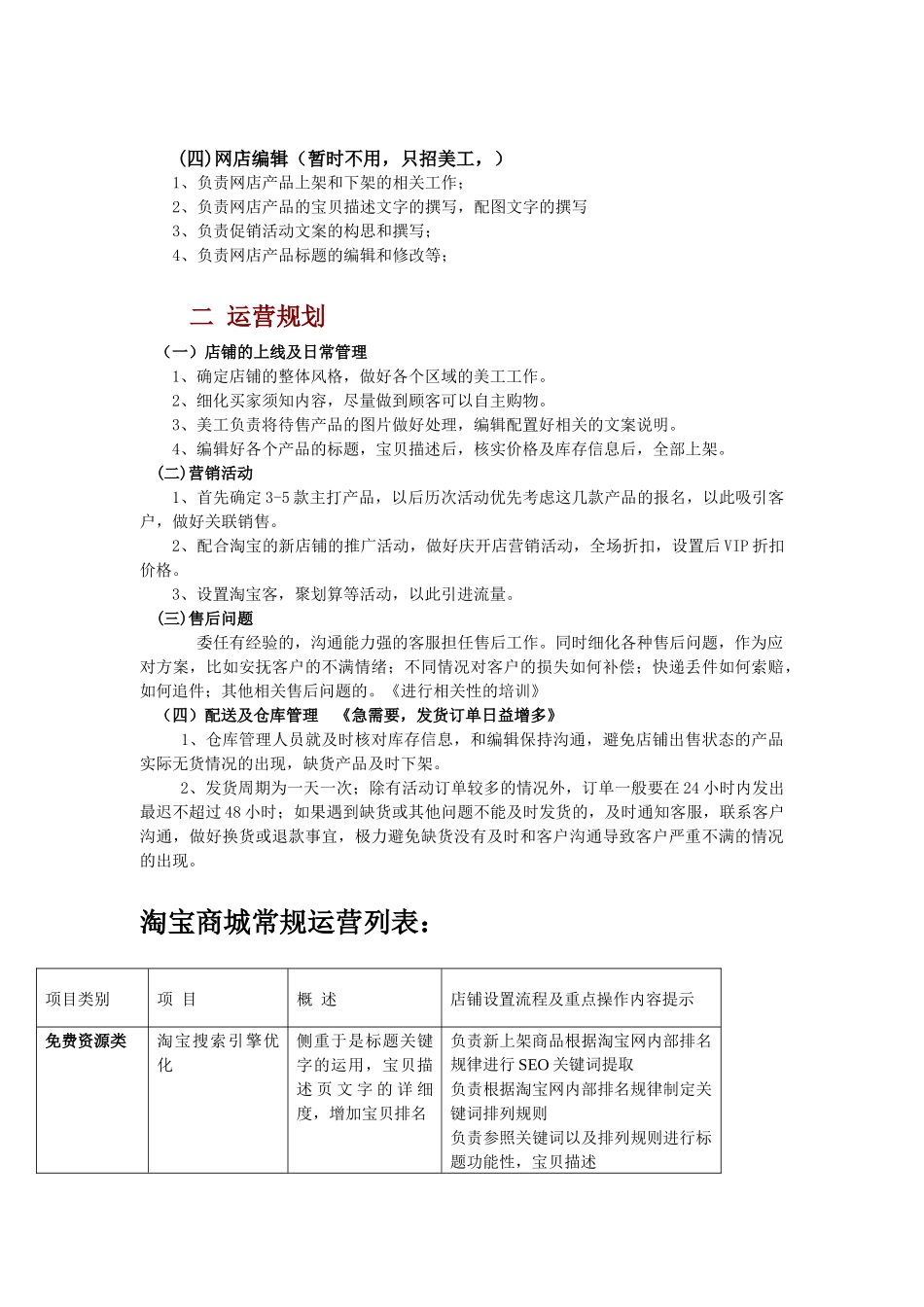 淘宝商城运营方案_第2页
