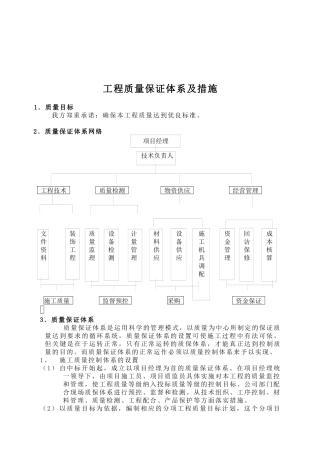 现代建筑工程质量保证体系及措施