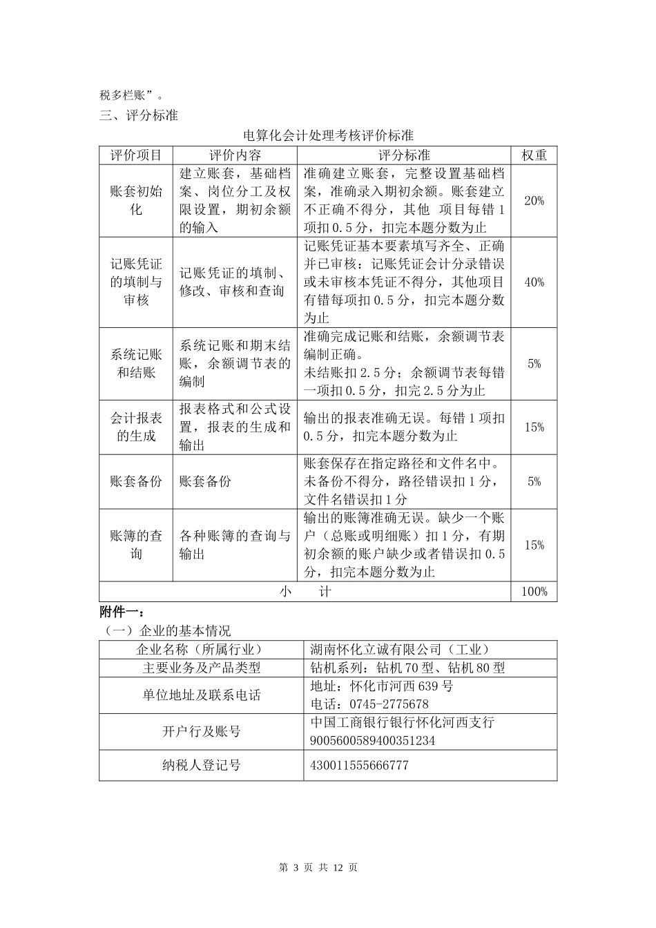 ERP培训上机实验与指导一总账、报表单项操作技能训练_第3页