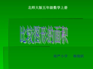 比较图形的面积