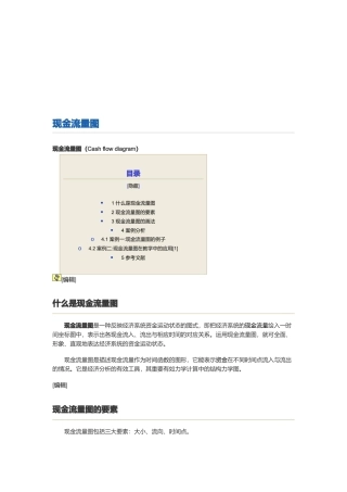 现代企业现金流量图