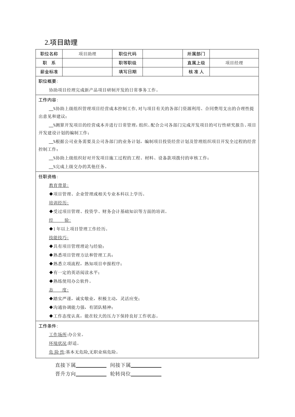 现代企业岗位职责与员工绩效考评全套资料_25_第3页