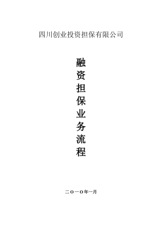 《融资担保业务流程》(报签版)