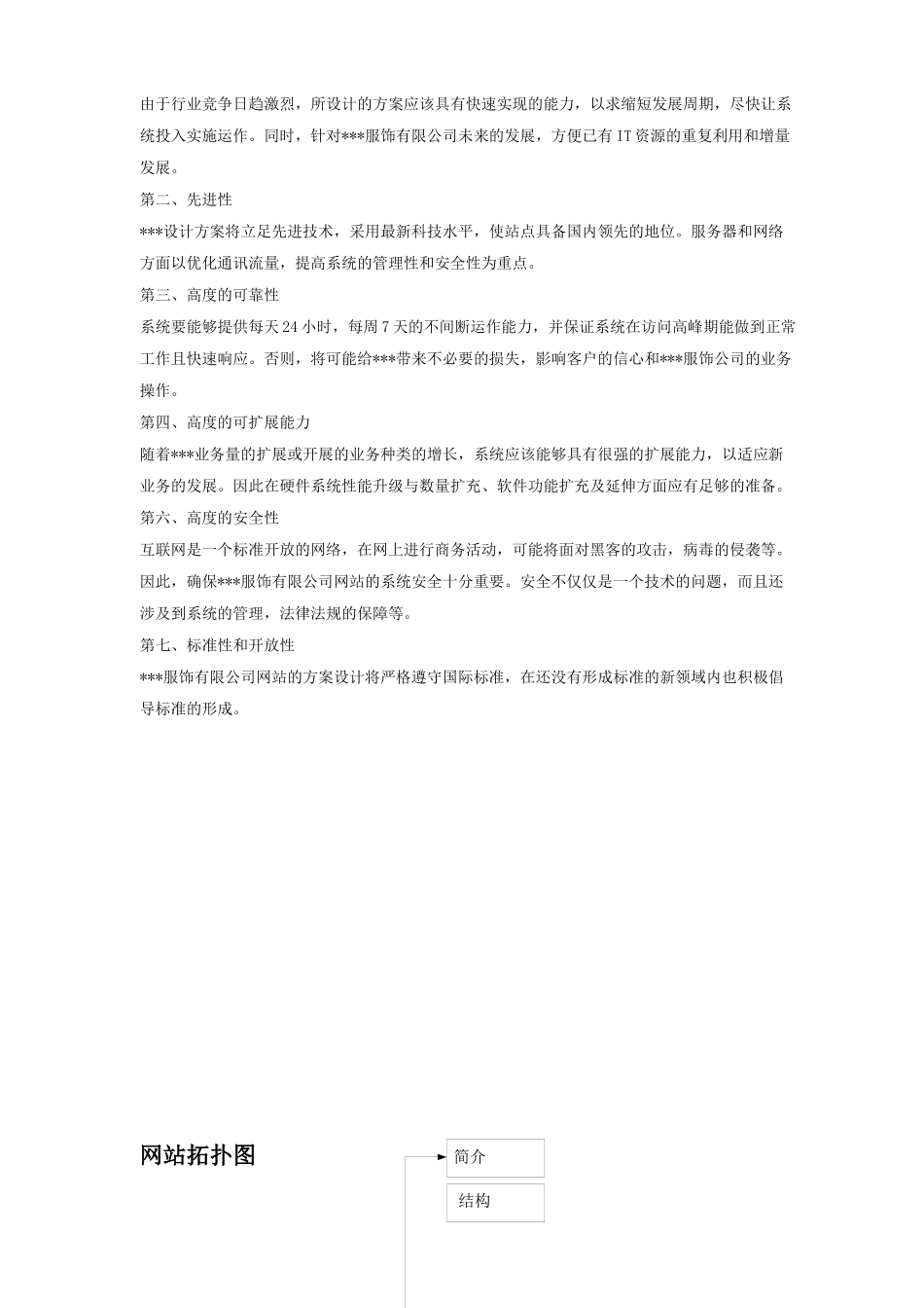 服饰企业网站建设方案_第2页