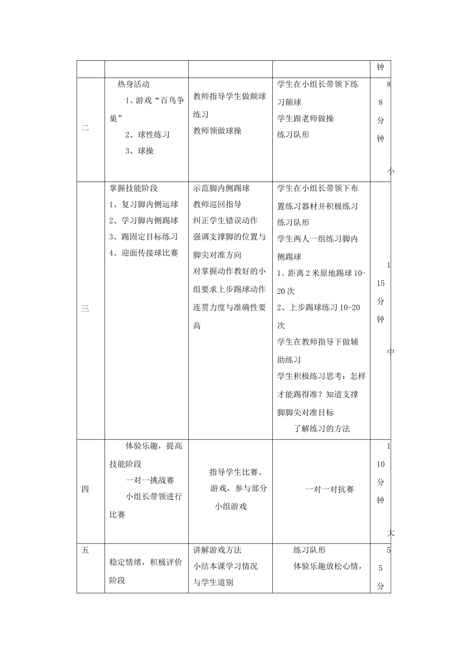 水平三足球公开课教学设计_第3页