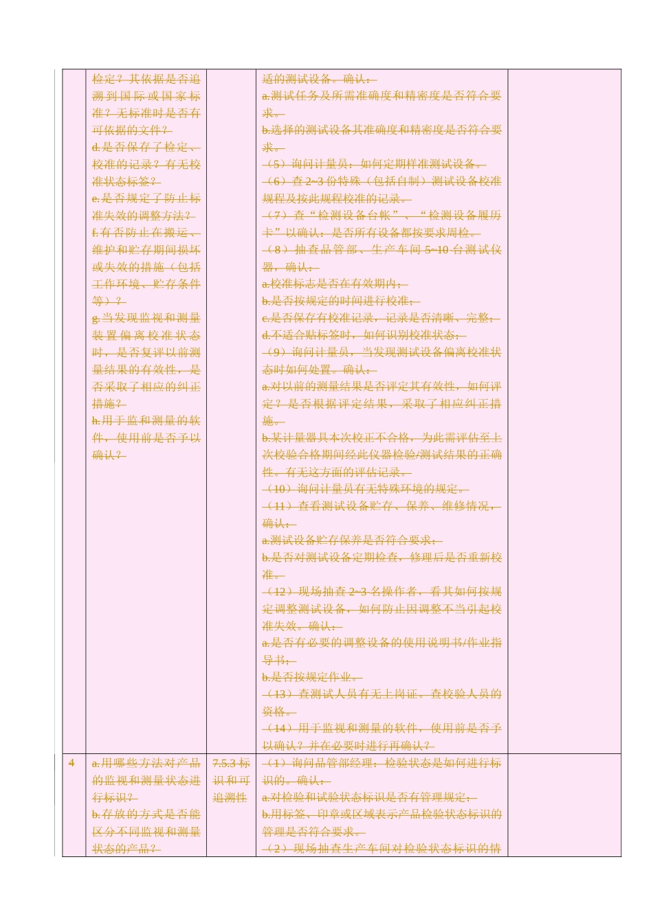 物业内审检查表_第3页
