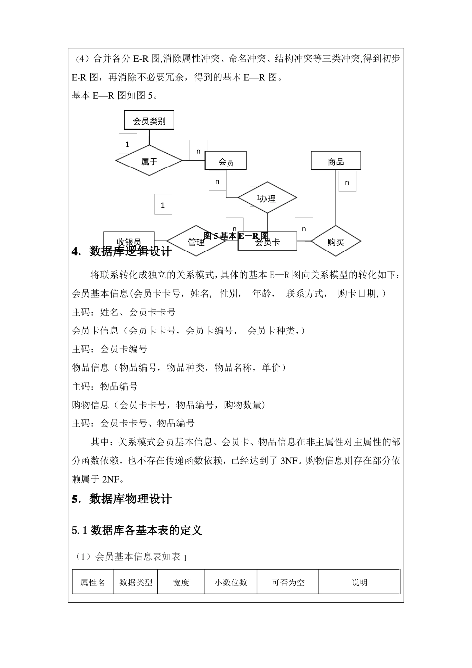 超会员管理系统-数据库课程设计_第2页