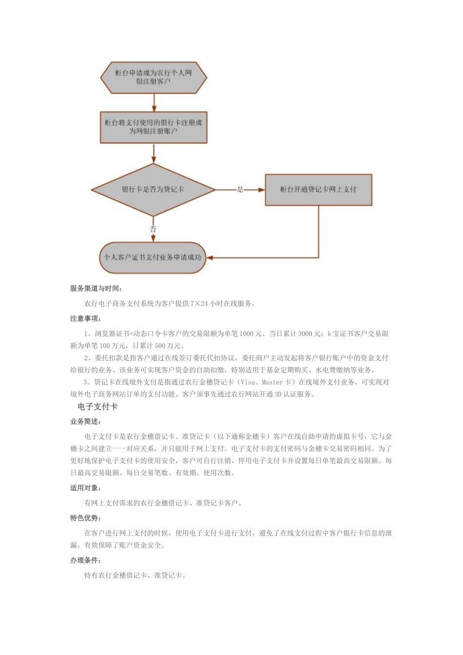 四大银行电子支付业务流程_第3页