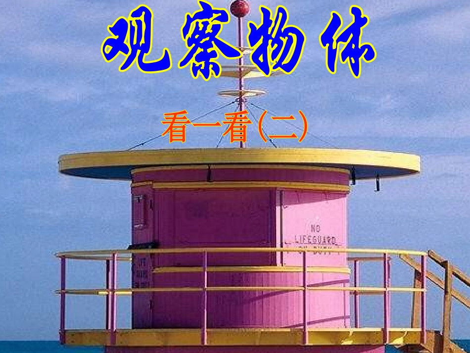 观察物体看一看２_第1页